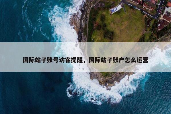 国际站子账号访客提醒，国际站子账户怎么运营