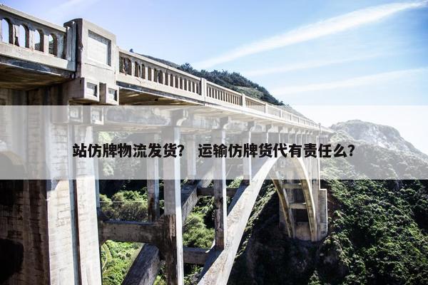 站仿牌物流发货？ 运输仿牌货代有责任么？