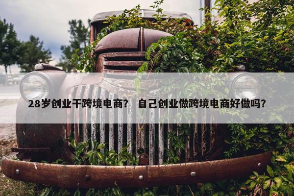 28岁创业干跨境电商？ 自己创业做跨境电商好做吗？