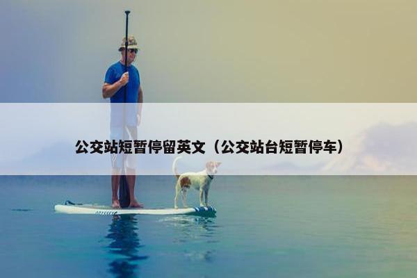 公交站短暂停留英文（公交站台短暂停车）