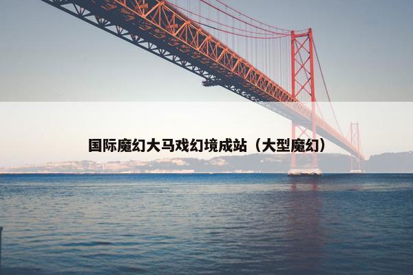 国际魔幻大马戏幻境成站（大型魔幻）