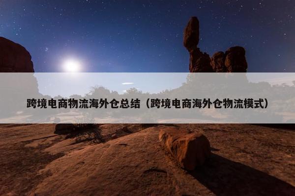 跨境电商物流海外仓总结（跨境电商海外仓物流模式）