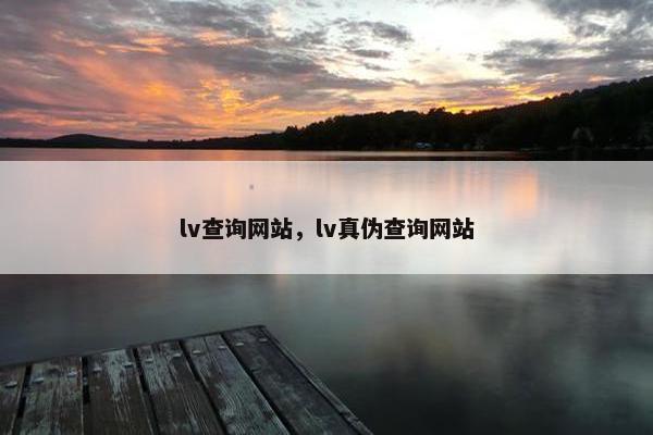 lv查询网站，lv真伪查询网站