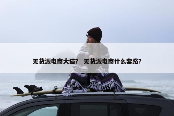 无货源电商大猫？ 无货源电商什么套路？