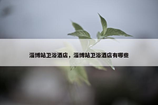 淄博站卫浴酒店，淄博站卫浴酒店有哪些