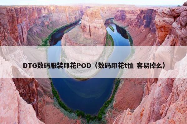 DTG数码服装印花POD（数码印花t恤 容易掉么）