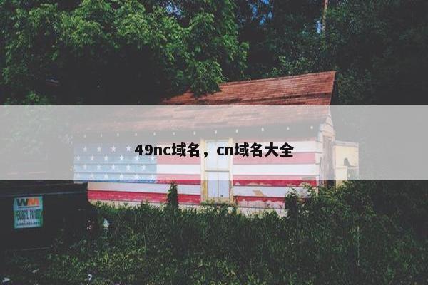 49nc域名，cn域名大全