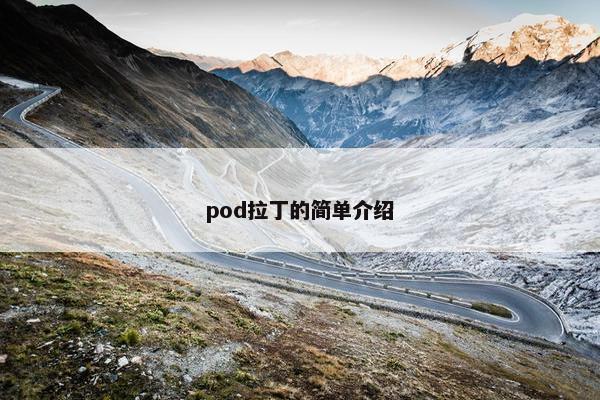 pod拉丁的简单介绍