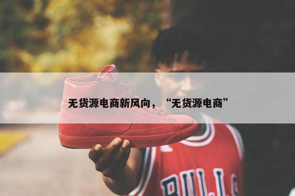 无货源电商新风向，“无货源电商”