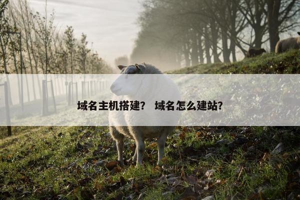 域名主机搭建？ 域名怎么建站？