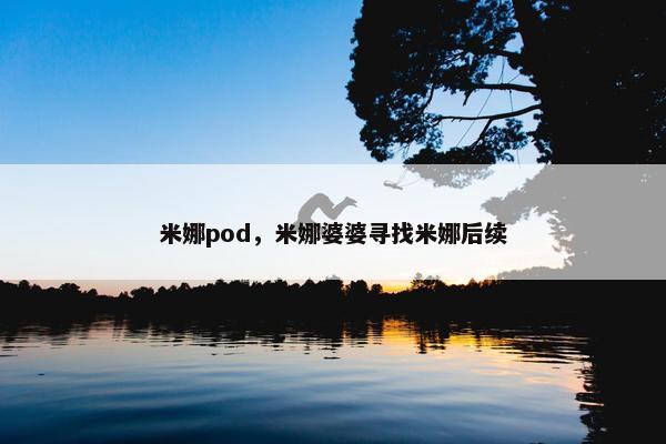 米娜pod，米娜婆婆寻找米娜后续