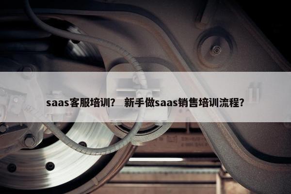saas客服培训？ 新手做saas销售培训流程？