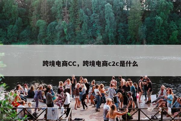 跨境电商CC，跨境电商c2c是什么