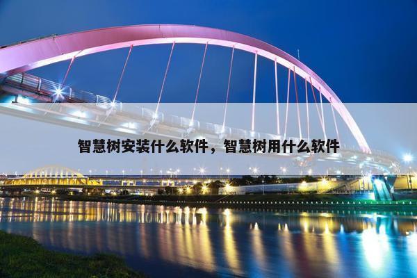 智慧树安装什么软件，智慧树用什么软件