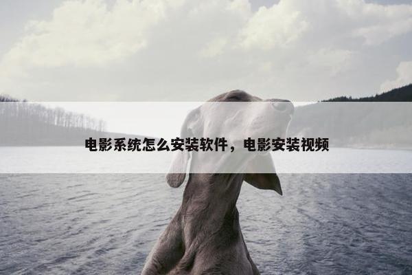 电影系统怎么安装软件，电影安装视频