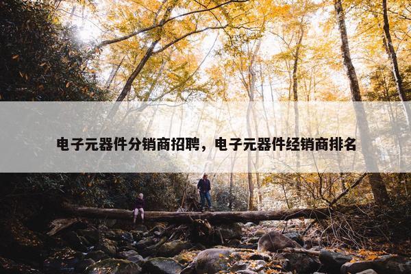电子元器件分销商招聘，电子元器件经销商排名