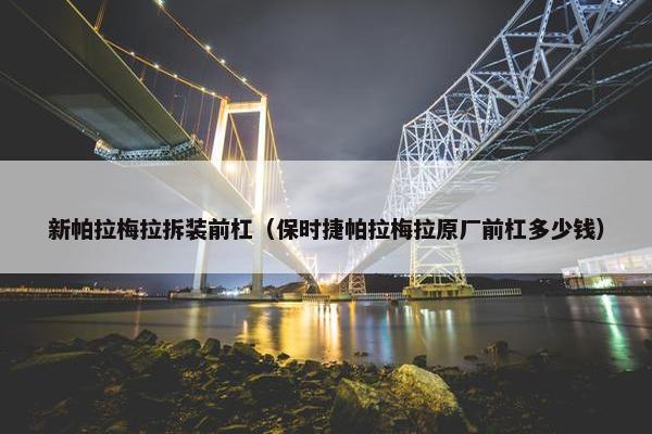 新帕拉梅拉拆装前杠（保时捷帕拉梅拉原厂前杠多少钱）