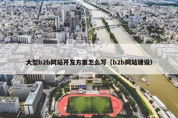 大型b2b网站开发方案怎么写（b2b网站建设）