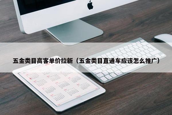 五金类目高客单价拉新（五金类目直通车应该怎么推广）