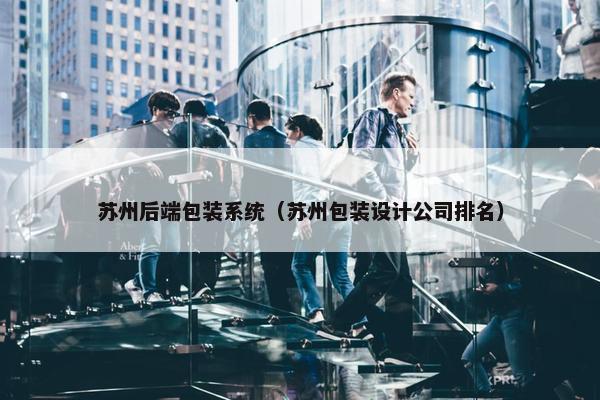 苏州后端包装系统（苏州包装设计公司排名）