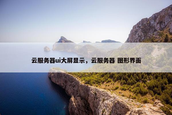 云服务器ui大屏显示，云服务器 图形界面