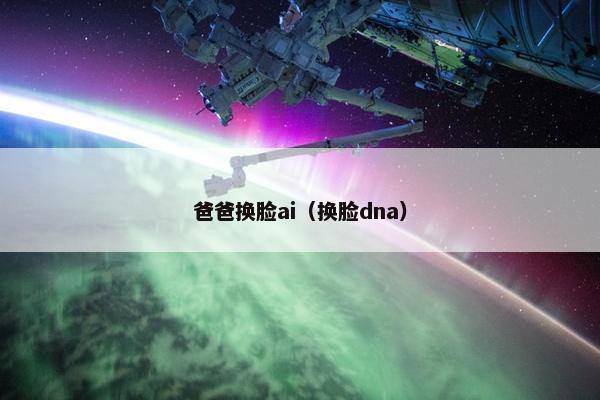 爸爸换脸ai（换脸dna）