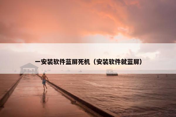 一安装软件蓝屏死机（安装软件就蓝屏）