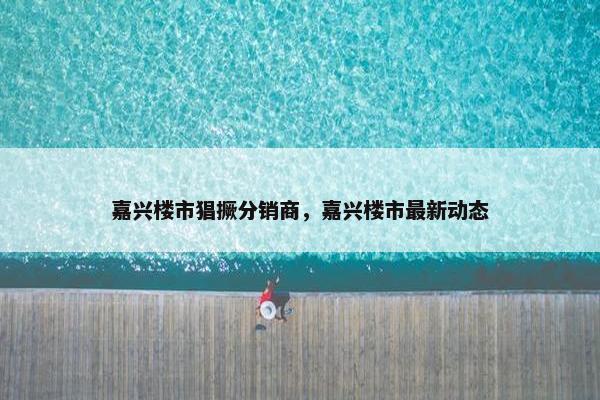 嘉兴楼市猖撅分销商，嘉兴楼市最新动态