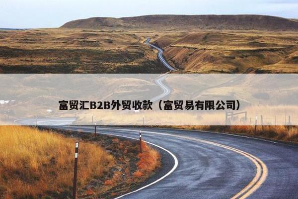富贸汇B2B外贸收款（富贸易有限公司）