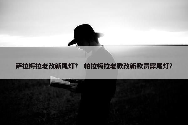 萨拉梅拉老改新尾灯？ 帕拉梅拉老款改新款贯穿尾灯？