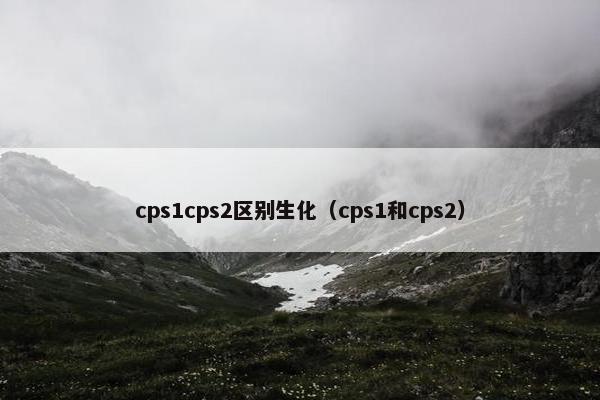 cps1cps2区别生化（cps1和cps2）