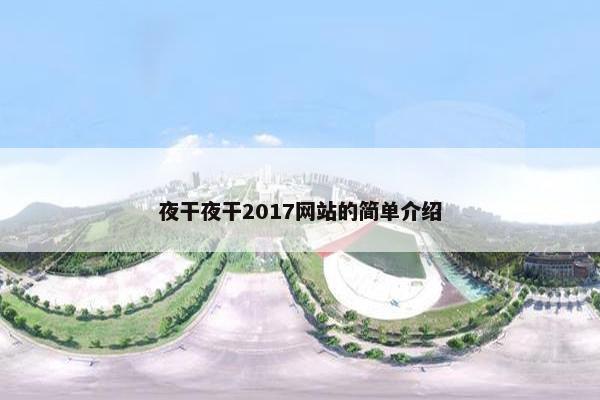 夜干夜干2017网站的简单介绍