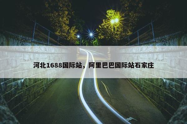 河北1688国际站，阿里巴巴国际站石家庄