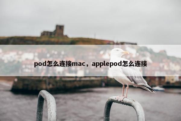 pod怎么连接mac，applepod怎么连接