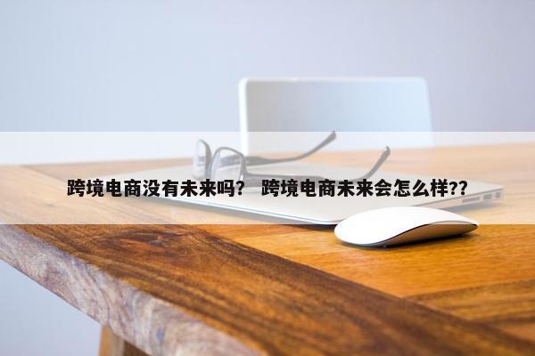 跨境电商没有未来吗？ 跨境电商未来会怎么样?？