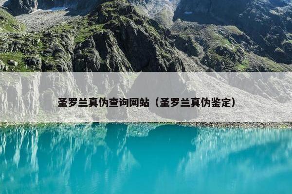 圣罗兰真伪查询网站（圣罗兰真伪鉴定）