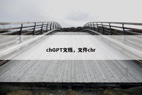 chGPT文档，文件chr