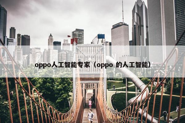 oppo人工智能专家（oppo 的人工智能）