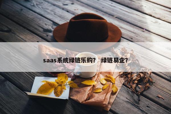 saas系统绿链乐购？ 绿链易企？
