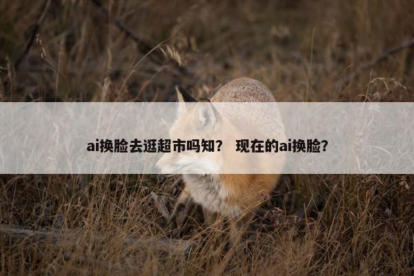 ai换脸去逛超市吗知？ 现在的ai换脸？