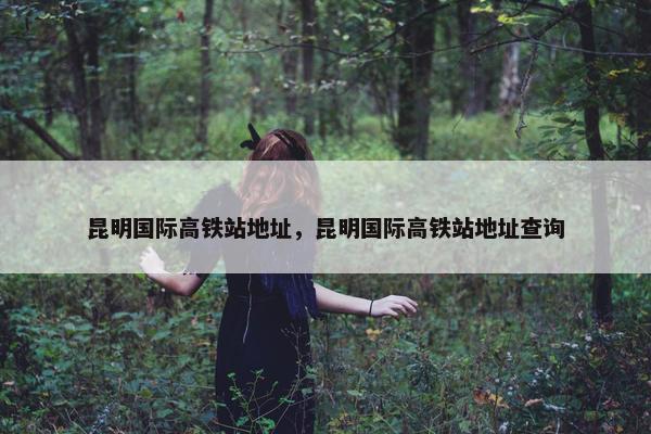 昆明国际高铁站地址，昆明国际高铁站地址查询