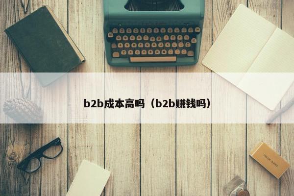 b2b成本高吗（b2b赚钱吗）