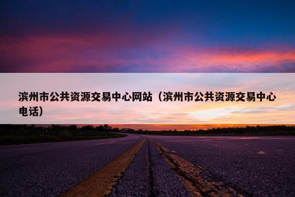 滨州市公共资源交易中心网站（滨州市公共资源交易中心电话）