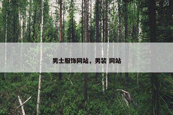 男士服饰网站，男装 网站