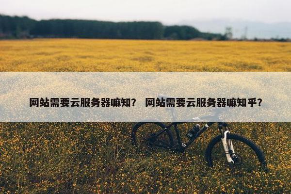 网站需要云服务器嘛知？ 网站需要云服务器嘛知乎？