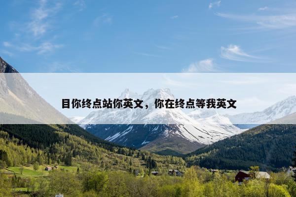目你终点站你英文，你在终点等我英文