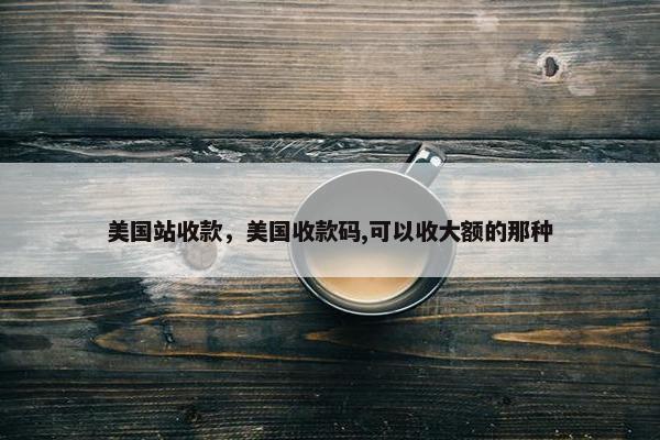 美国站收款，美国收款码,可以收大额的那种