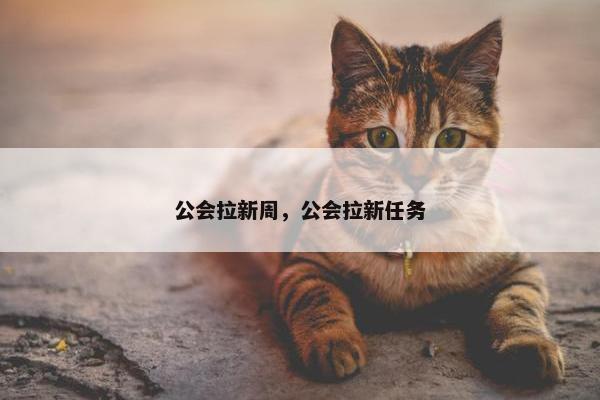 公会拉新周，公会拉新任务