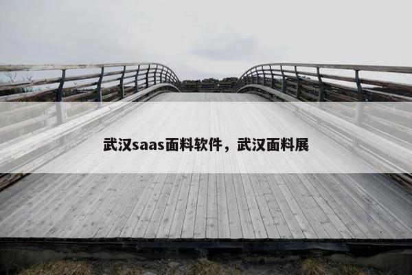 武汉saas面料软件，武汉面料展