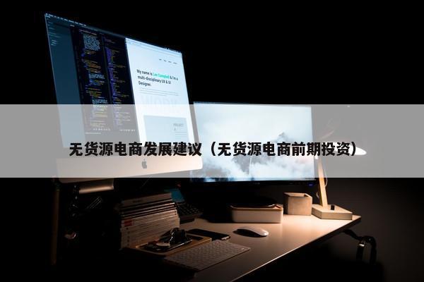 无货源电商发展建议（无货源电商前期投资）